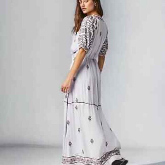 New Free people Riley Embroidered Maxi Dress size S
Light purple gray $188 - Picture 1 of 11